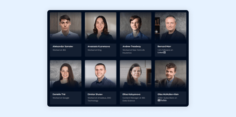 365 Data Science instructors