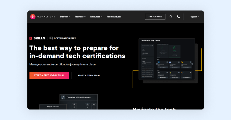 Pluralsight certification prep