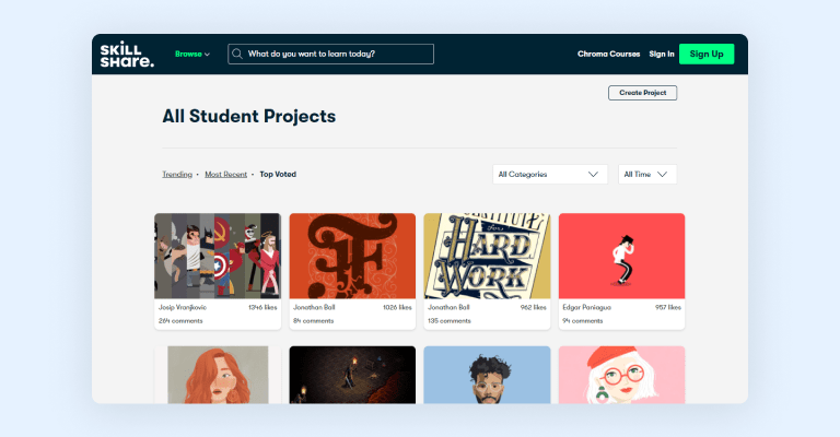 Skillshare projects