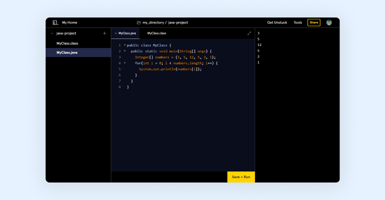 Codecademy workspace