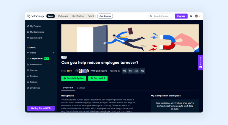 DataCamp competitions