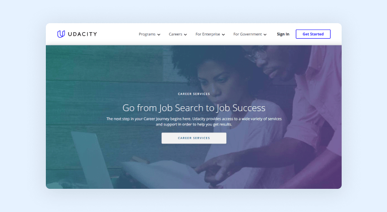 Udacity career services