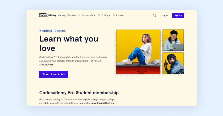 Codecademy for students Codecademy for students