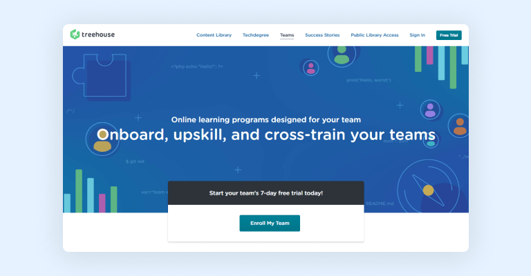 Treehouse for teams Treehouse for teams